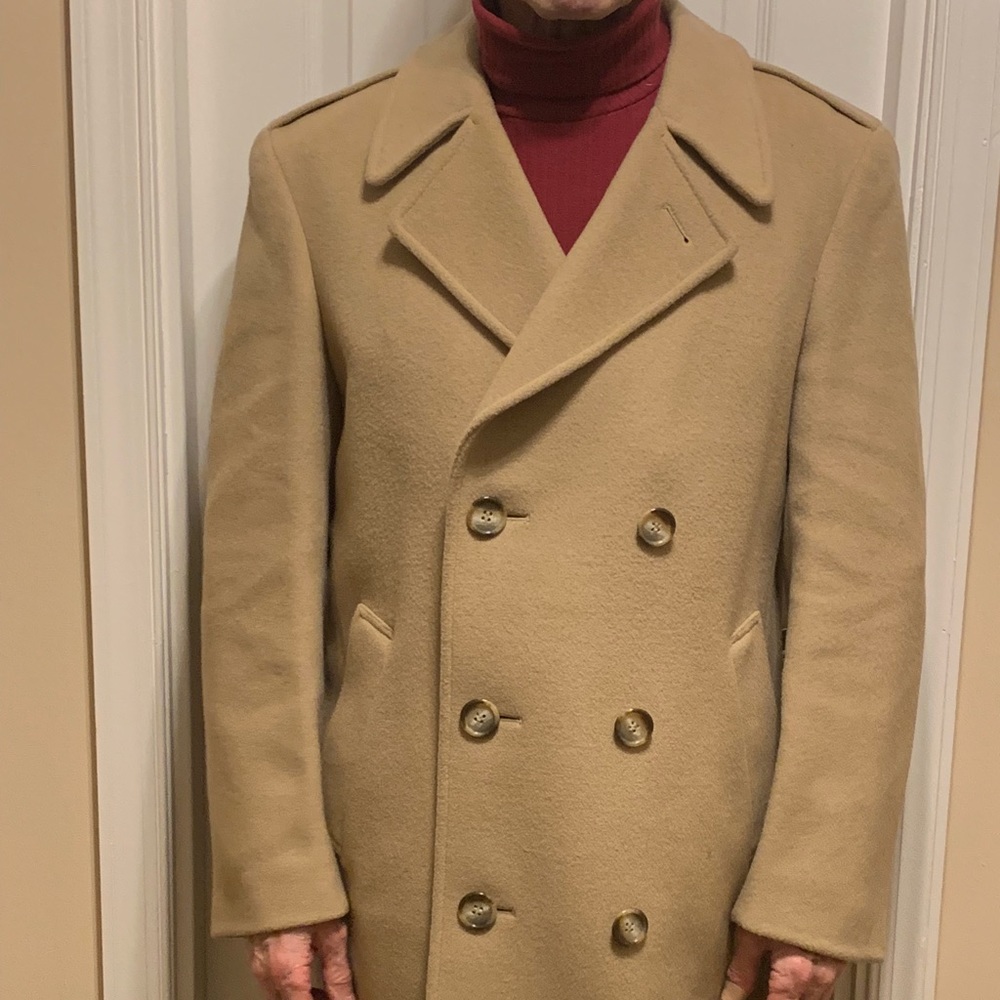 Vintage Field Brothers Camel Wool Coat